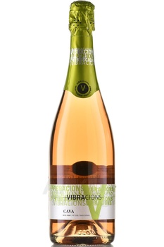 Vibracions Cava Brut DO - вино игристое Кава Вибрасионс Брют 0.75 л розовое брют