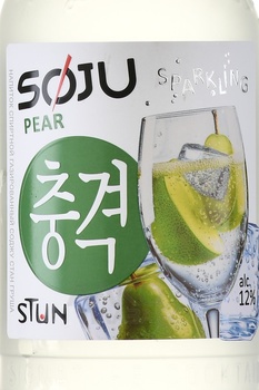 Soju Stun Pear - соджу Аперитив Стан Груша 0.33 л