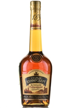 Коньяк Старый Кенигсберг 5 лет 0.5 л в п/у