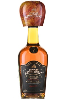 Коньяк КВ Старый Кенигсберг 7 лет 1 л + стакан