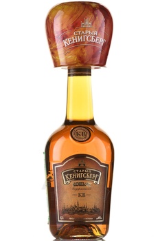 Коньяк КВ Старый Кенигсберг 6 лет 0.7 л + стакан