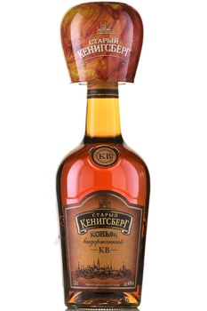 Коньяк КВ Старый Кенигсберг 6 лет 1 л + стакан