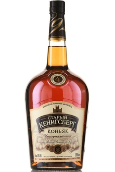 Коньяк Старый Кенигсберг 4 года 1.5 л в п/у