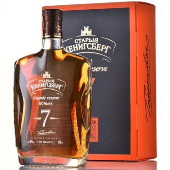 Коньяк Старый Кенигсберг Гранд Резерв 7 лет 0.5 л в п/у декантер