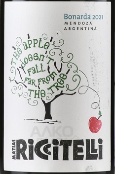 Mattias Riccitelli The Apple doesn’t fall far from the Tree Bonard - вино Матиас Ричителли Зе Эпл дазнт Фол Фар Фром зе Три Бонарда 0.75 л красное сухое