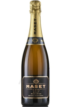 Maset Cava Brut Reserva - вино игристое Кава Масет Брют Резерва 0.75 л белое брют