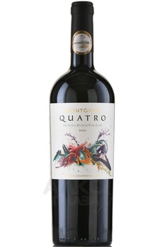 MontGras Quatro DO Valle de Colchagua - вино МонтГрас Куатро ДО Валле де Кольчагуа 0.75 л красное сухое