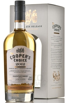 The Cooper’s Choice Glentauchers Single Malt Bourbon Cask Matured - виски Зе Куперс Чойс Глентачерс Сингл Молт Бурбон Каск Мейчуред 0.7 л в п/у