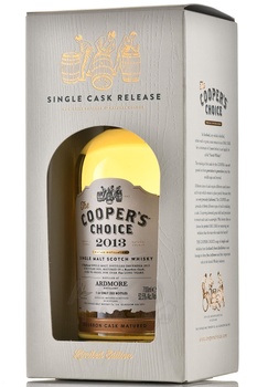 The Cooper’s Choice Ardmore Single Malt Bourbon Cask Matured - виски Зе Куперс Чойс Ардмор Сингл Молт Бурбон Каск Мейчуред 0.7 л в п/у