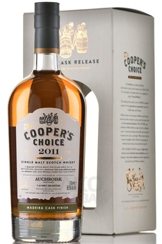 The Cooper’s Choice Auchroisk Single Malt Madeira Cask Finish - виски Зе Куперс Чойс Отруск Сингл Молт Мадейра Каск Финиш 0.7 л в п/у