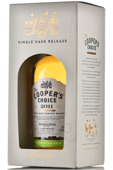 The Cooper’s Choice Inchgower Single Malt Calvados Cask Finish - виски Зе Куперс Чойс Инчговер Сингл Молт Кальвадос Каск Финиш 0.7 л в п/у