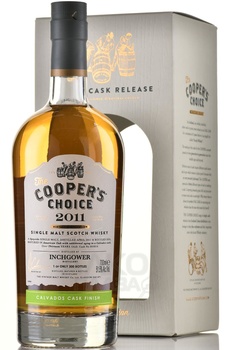 The Cooper’s Choice Inchgower Single Malt Calvados Cask Finish - виски Зе Куперс Чойс Инчговер Сингл Молт Кальвадос Каск Финиш 0.7 л в п/у