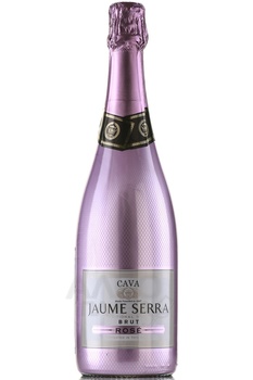 Cava Jaume Serra Brut Rose - вино игристое Кава Жауме Серра Брют Розе 0.75 л розовая бутылка розовое брют