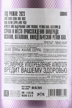 Cava Jaume Serra Brut Rose - вино игристое Кава Жауме Серра Брют Розе 0.75 л розовое брют