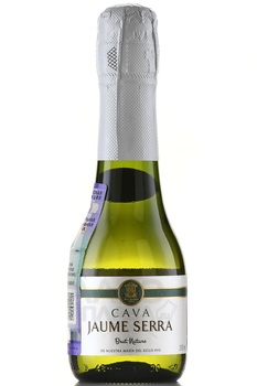 Jaume Serra Cava Brut Nature - вино игристое Кава Жауме Серра Брют Натюр 0.2 л белое брют натюр