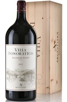 Tenuta Argentiera Villa Donoratico Bolgheri DOC - вино Тенута Арджентьера Вилла Доноратико Болгери 6 л красное сухое