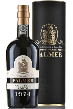Palmer Porto Colheita DOC 1974 - портвейн Палмер Порто Колейта ДОК 1974 год 0.75 л в тубе