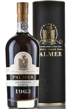 Palmer Porto Colheita DOC 1963 - портвейн Палмер Порто Колейта ДОК 1963 год 0.75 л в тубе