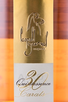Leopold Gourmel Quintessence 30 Carats - коньяк Леопольд Гурмель Квинтессенс 30 Карат 0.7 л в п/у
