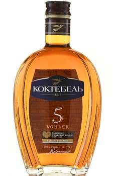 Коньяк Коктебель пятилетний 0.375 л