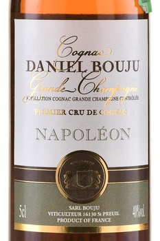 Daniel Bouju Napoleon Grand Champagne - коньяк Даниель Бужу Гранд Шампань Наполеон 0.05 л