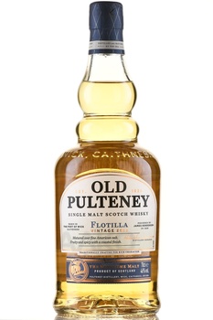 Old Pulteney Flotilla 10 Years Old Vintage 2012 - виски Олд Пултени Флотилла 10 лет Винтаж 2012 0.7 л в п/у