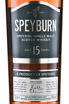 Speyburn 15 years old gift box - виски Спейберн 15 лет 0.7 л п/у