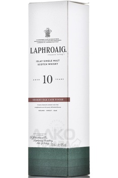 Laphroaig 10 Year Old Sherry Oak Finish - виски Лафройг Шерри Оук Финиш 10 лет 0.7 л в п/у