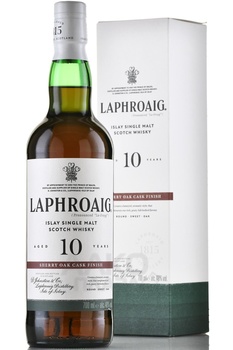 Laphroaig 10 Year Old Sherry Oak Finish - виски Лафройг Шерри Оук Финиш 10 лет 0.7 л в п/у