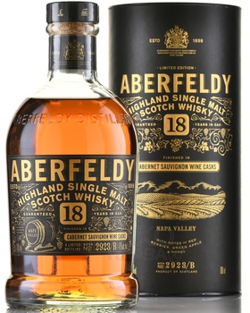 Aberfeldy 18 Years Old - виски Аберфелди 18 лет 0.7 л в тубе