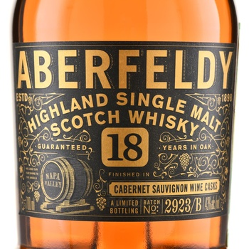 Aberfeldy 18 Years Old - виски Аберфелди 18 лет 0.7 л в тубе