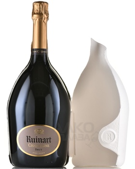 Ruinart Brut - шампанское Рюинар Брют 1.5 л белое брют в чехле