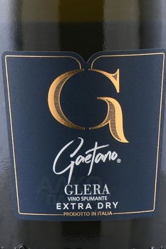 Gaetano Glera Extra Dry - вино игристое Гаэтано Глера Экстра Драй 0.75 л белое экстра драй