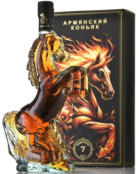 Коньяк КВ Армянский коньяк 7 лет серии Конь Веди Алко 0.5 л в п/у