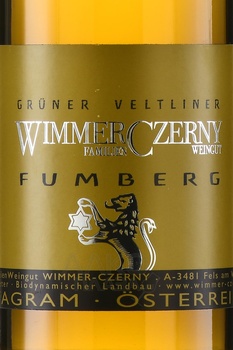 Wimmer-Czerny Fumberg Gruner Veltliner - вино Фумберг Виммер Черни Грюнер Вельтлинер 0.75 л белое сухое