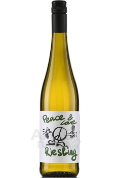 Herxheim am Berg Peace & Love Riesling - вино Херксхайм ам Берг Пис энд Лав Рислинг 0.75 л белое сухое
