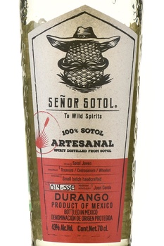 Senor Sotol Ensemble - Сеньйор Сотол Энсамбле 0.7 л