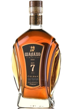 Коньяк КВ Шалахо 7 лет 0.5 л в п/у + бокал