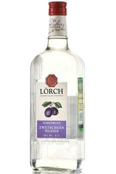 Lorch Schwarzwalder Zwetschgen-Wasser - водка Лёрх Шварцвельдер Цвейтген Вассер 0.7 л