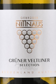 Nittnaus Gruner Veltliner Selection - вино Ниттнаус Грюнер Вельтлинер Селекшн 0.75 л белое сухое