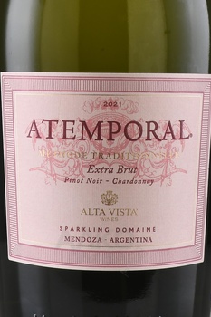Alta Vista Atemporal Extra Brut Rose - вино игристое Альта Виста Атемпораль Экстра Брют Розе 0.75 л розовое экстра брют