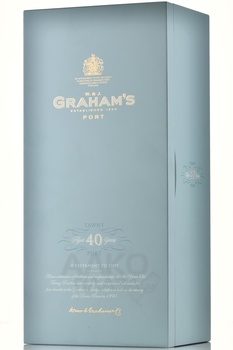 Porto Grahams Tawny Port 40 Years in Tube - портвейн Грэмс Тони Порт 40 лет 0.75 л в тубе