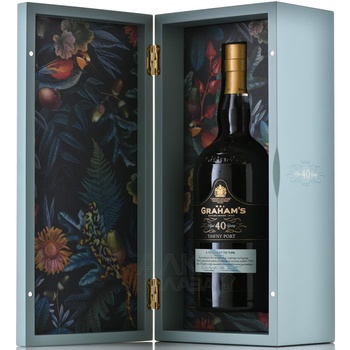 Porto Grahams Tawny Port 40 Years in Tube - портвейн Грэмс Тони Порт 40 лет 0.75 л в тубе