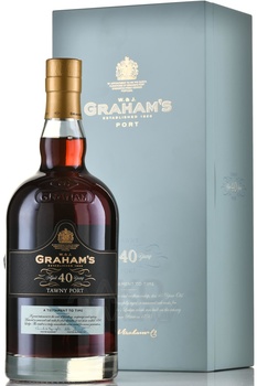 Porto Grahams Tawny Port 40 Years in Tube - портвейн Грэмс Тони Порт 40 лет 0.75 л в тубе