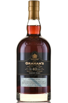 Porto Grahams Tawny Port 40 Years in Tube - портвейн Грэмс Тони Порт 40 лет 0.75 л в тубе
