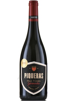 Piqueras Old Vines Garnacha Almansa DO - вино Пикерас Олд Вайнс Гарнача 0.75 л красное сухое