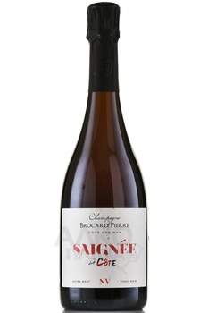 Brocard Pierre Saignee de la Cote Extra brut Champagne - шампанское Шампань Брокар Пьер Сэне де ля Кот Экстра 0.75 л розовое экстра брют