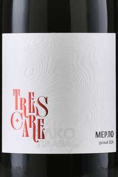 Вино Трескаре Мерло 0.75 л красное сухое
