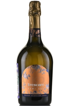 Вино игристое Трескаре 0.75 л белое полусухое