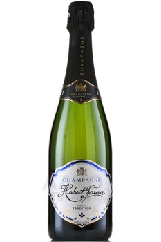 Hubert Favier Brut Tradition Champagne - шампанское Шампань Юбер Фавье Брют Традисьон 0.75 л белое брют в п/у